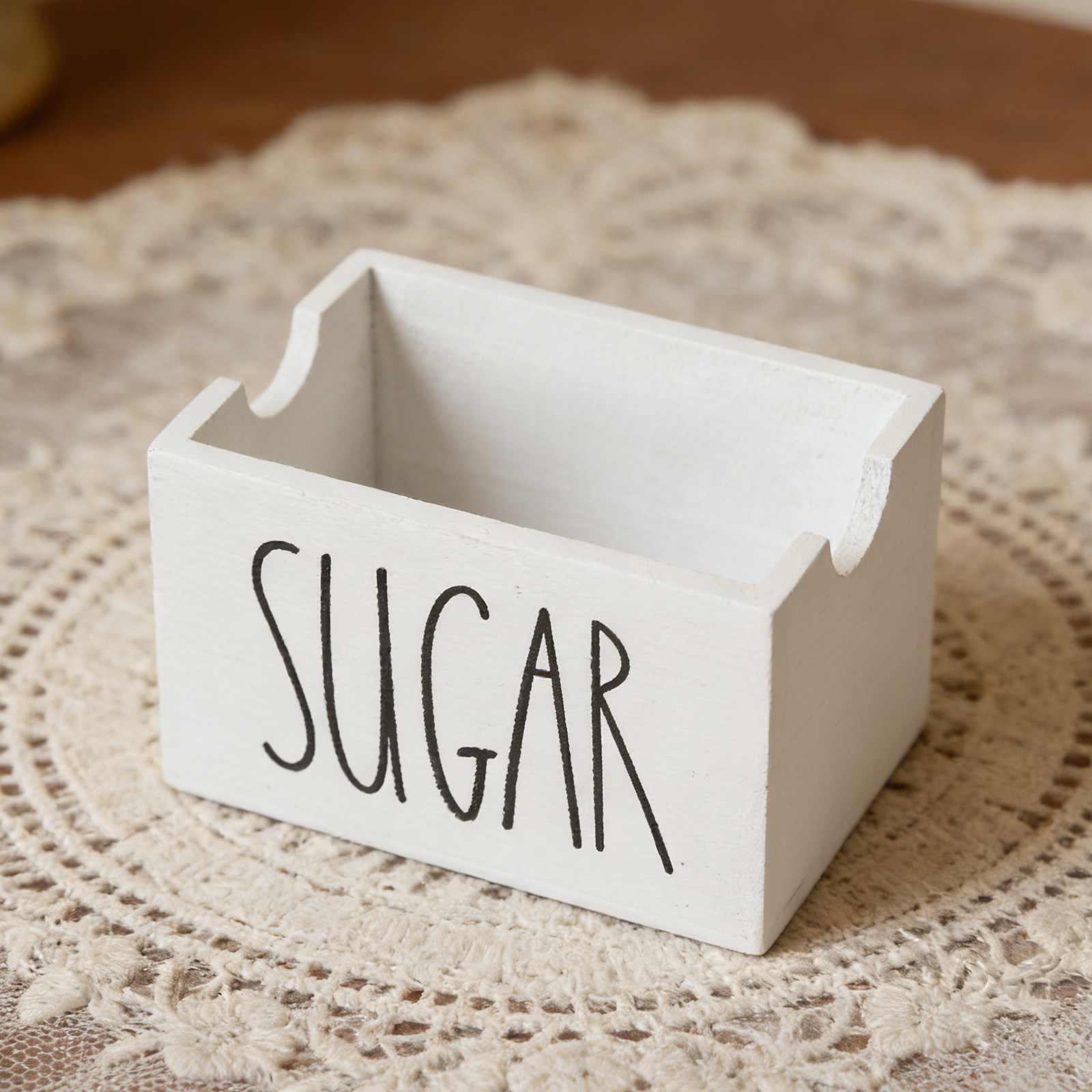 Wood Sugar Packet Holder Woode - Coffee Tea Sugar review and price