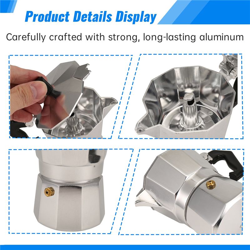A92P Moka Pot Italian Coffee M - Moka Pot Stove review and price