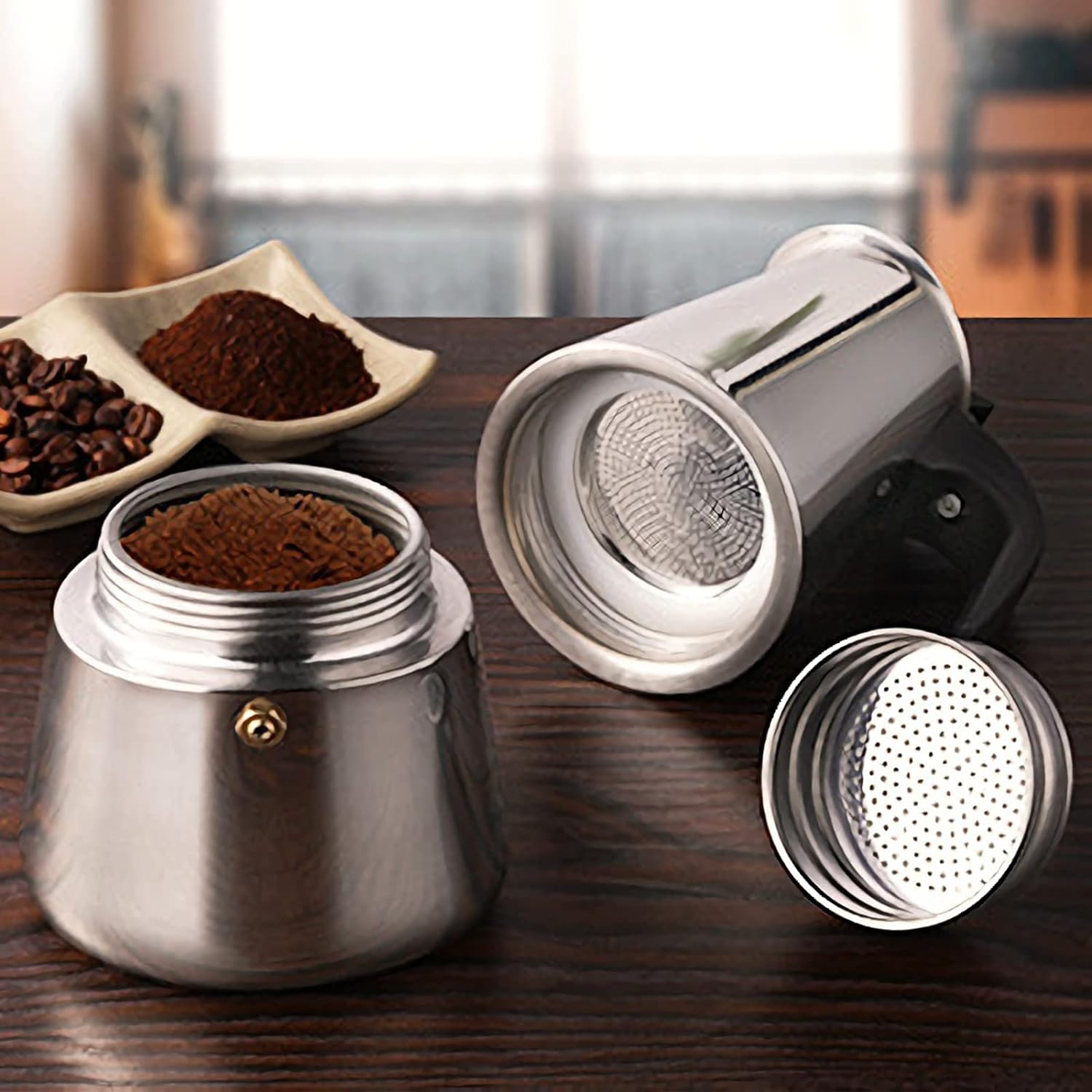 4/6/9 Cups Moka Pot Caffe Mach - Moka Pot Stove review and price