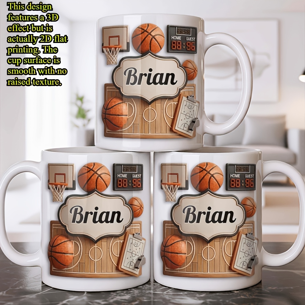 Personalized Basketball Mug Cu - Coffee Tea Name review and price