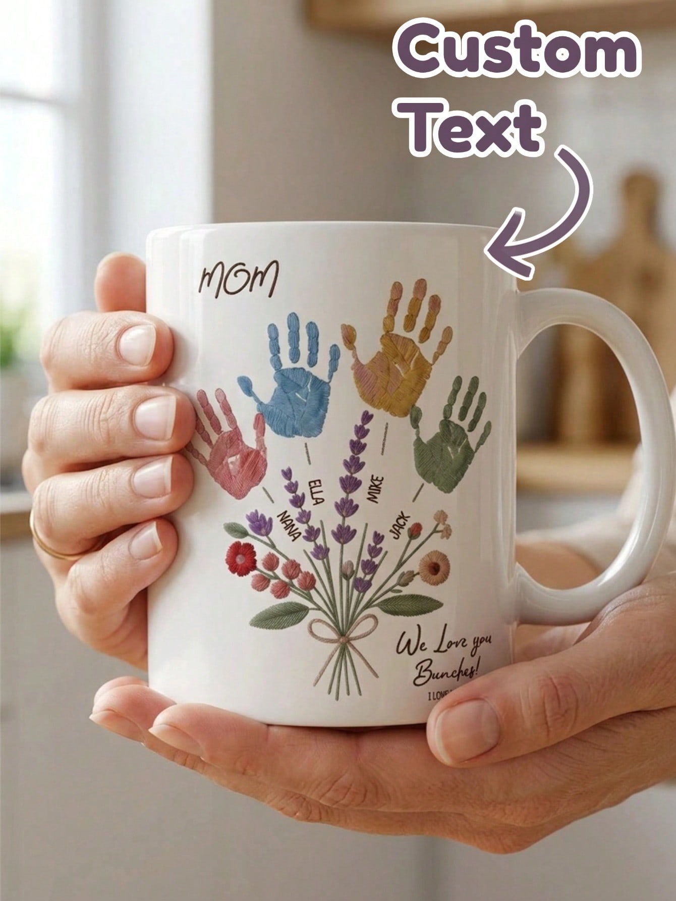 1 Set Custom Text Name Mug Han - Coffee Tea Name review and price